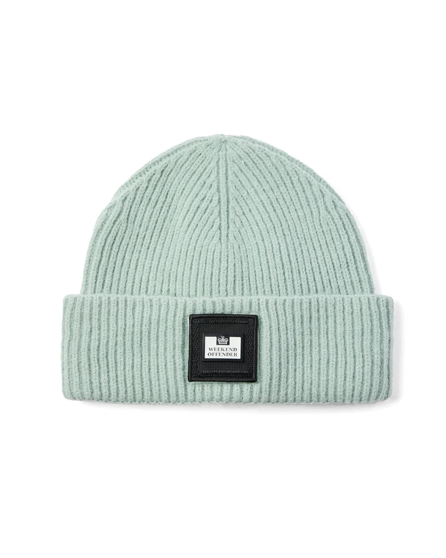 Weekend Offender Palmyra Rib Knit Beanie Julep Green