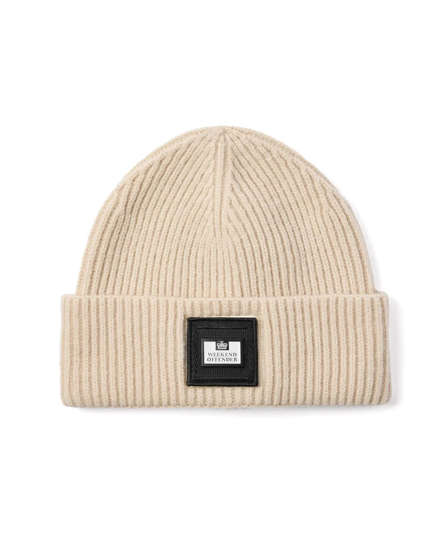 Weekend Offender Palmyra Rib Knit Beanie Calcium
