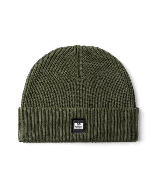 Weekend Offender Kettama Rib Knit Beanie Black Forest
