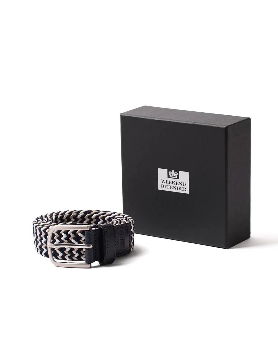 Weekend Offender Boxed Woven Belt Multi