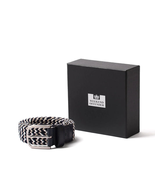 Weekend Offender Boxed Woven Belt Multi