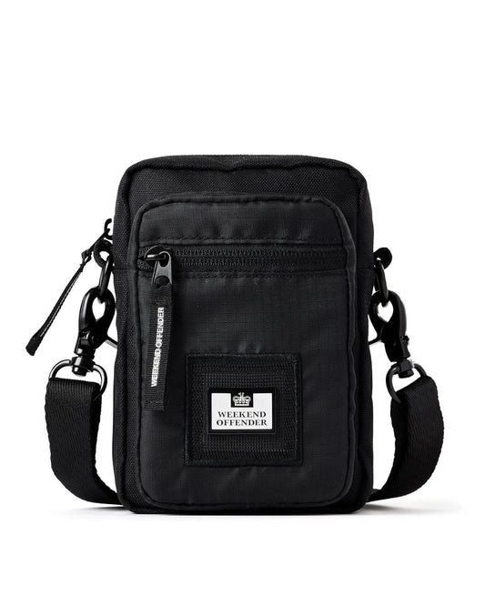 Weekend Offender Small Cross Body Bag Black Ripstop