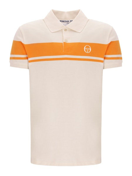 Sergio Tacchini Young Line Polo Shirt Sandshell/Orange Pepper